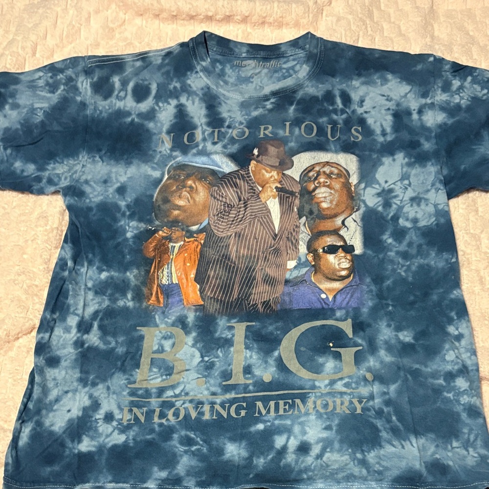 Merch Traffic Blue Tie-Dye T-Shirt